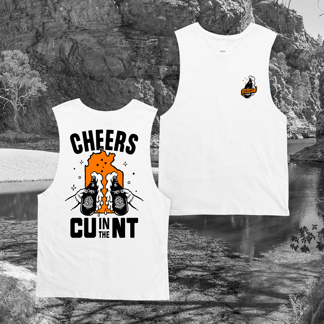 NT Cheers Muscle Tee White Muscle NT Unofficial