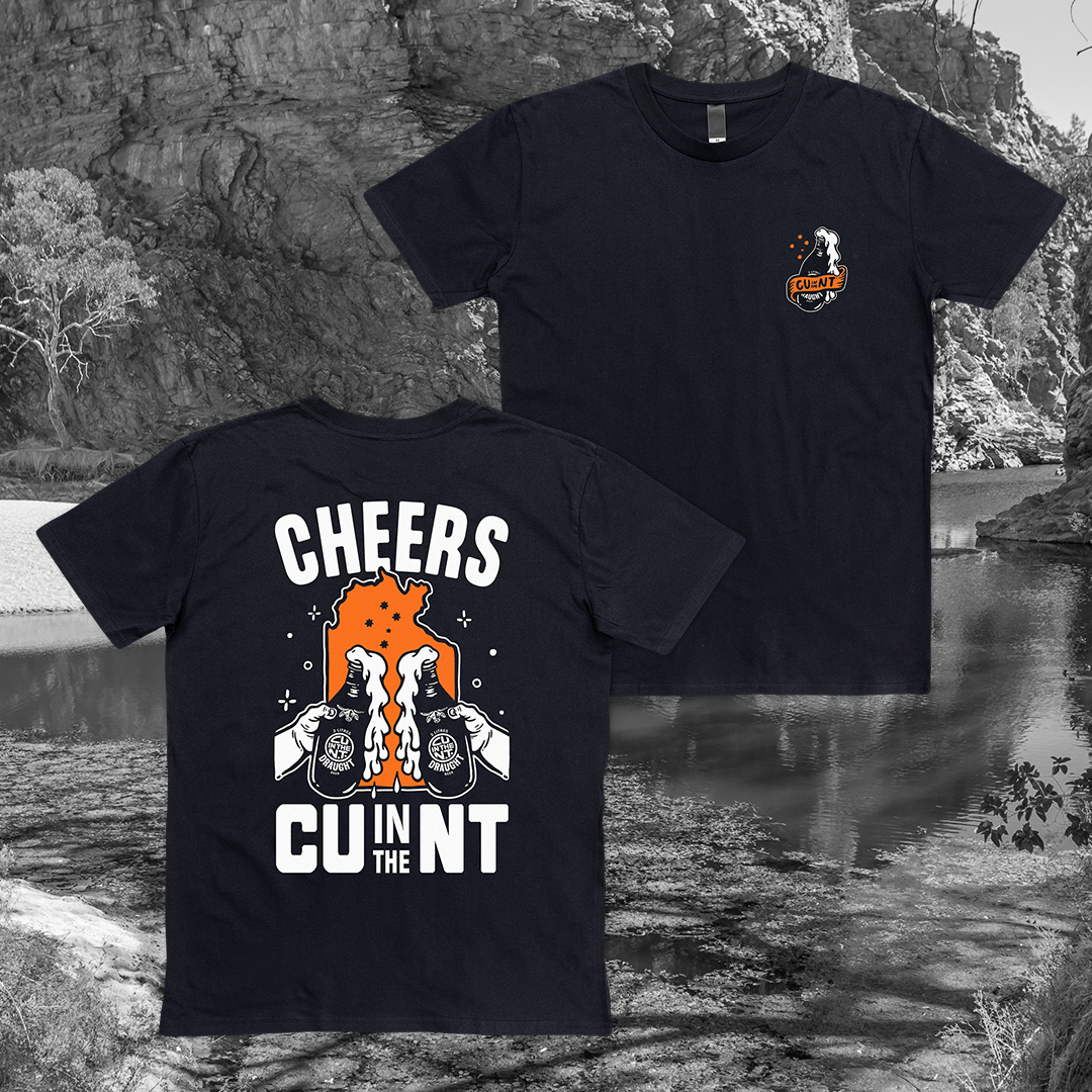 NT Cheers Tee Black Shirts NT Unofficial