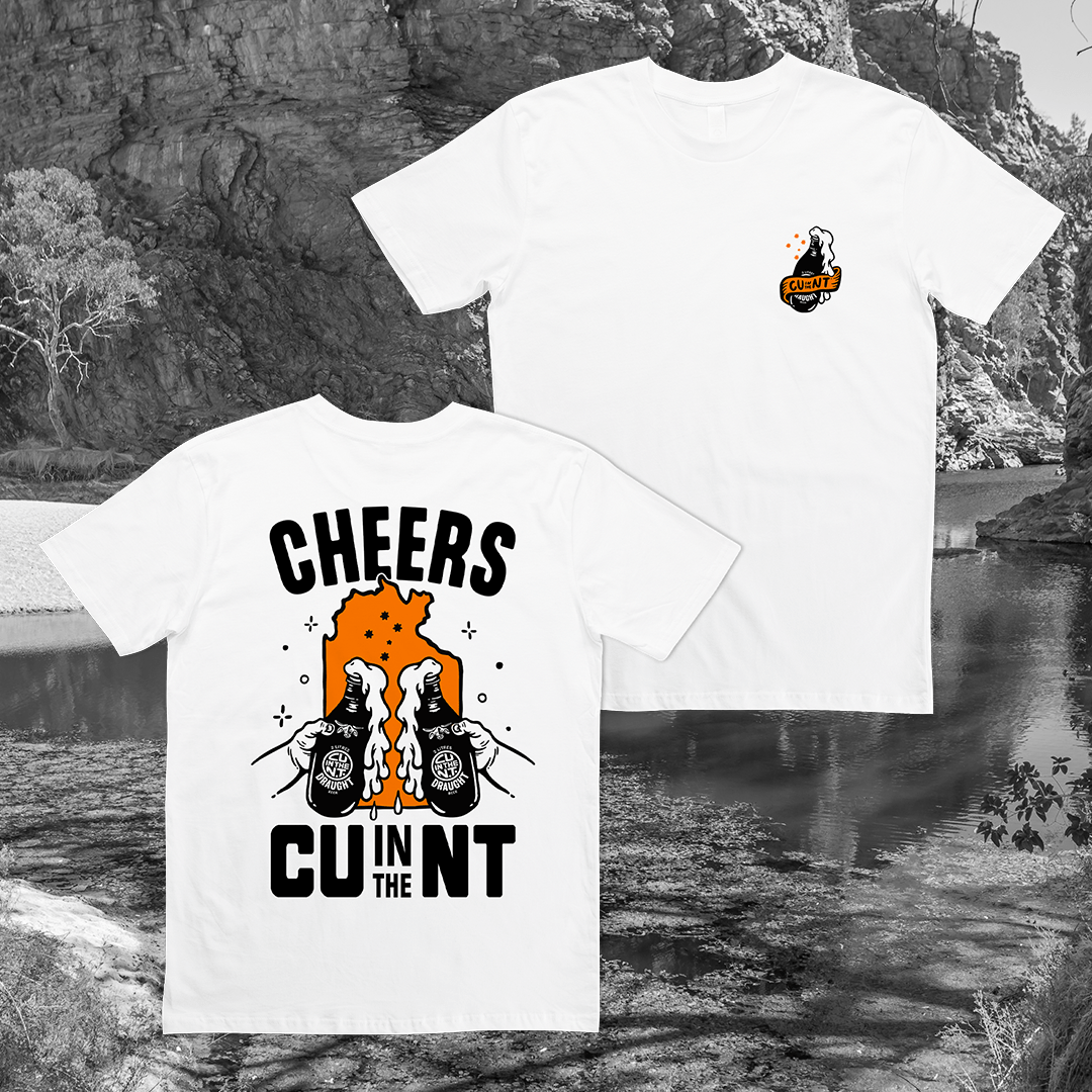 NT Cheers Tee White Shirts NT Unofficial