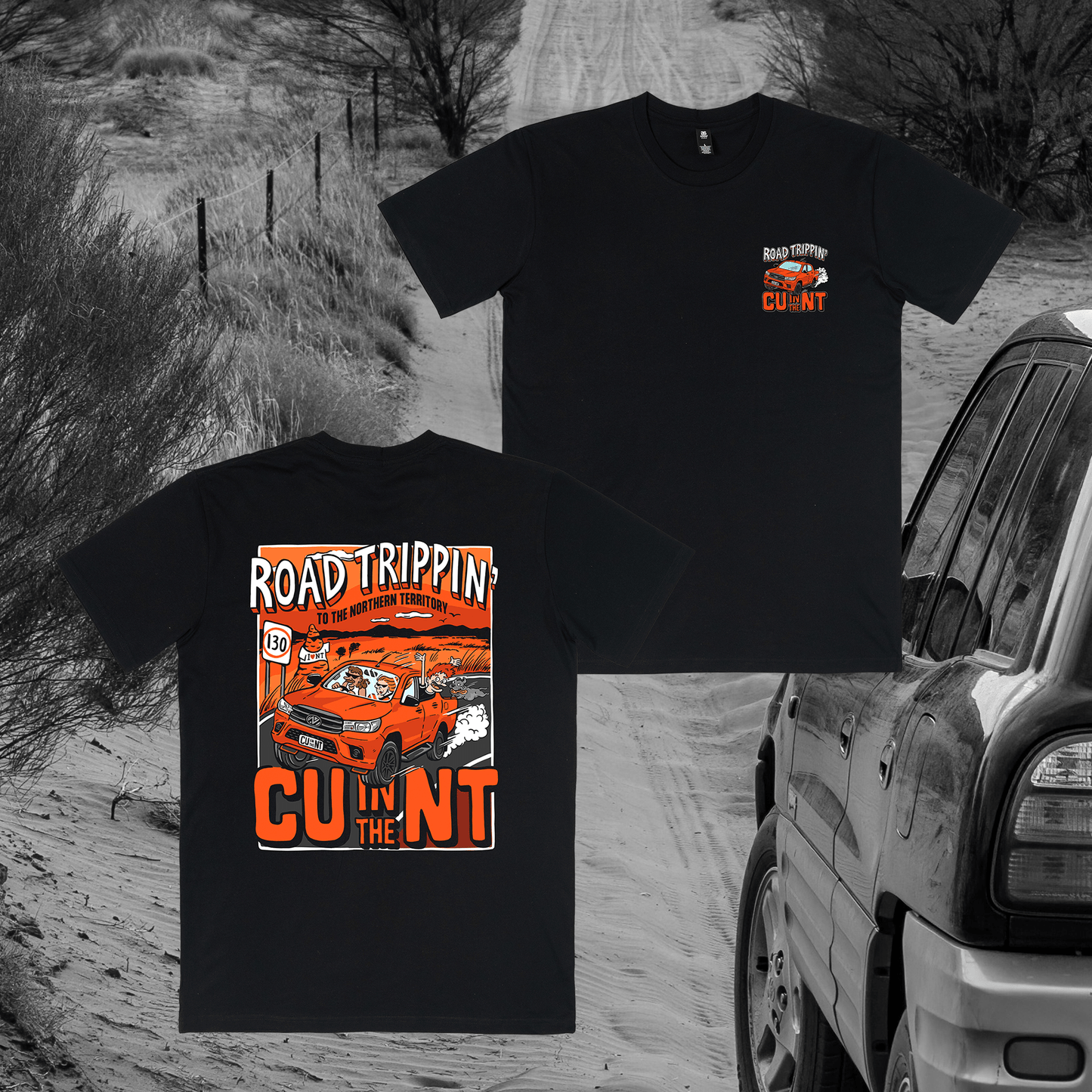 Road Trippin Tee Black Shirts NT Unofficial