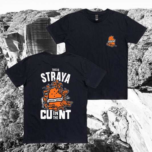 Straya' 2023 Tee Black Shirts NT Unofficial