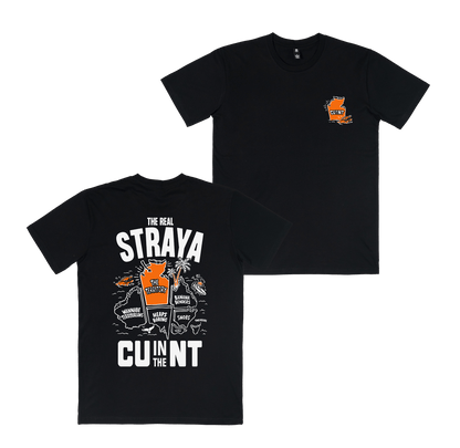 Straya 2025 Tee Black Shirts & Tops NT Unofficial