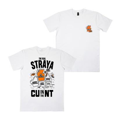 Straya 2025 Tee White Shirts & Tops NT Unofficial