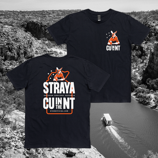 Straya CU in the NT Tee Black Shirts NT Unofficial