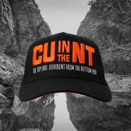 Territory Black Trucker Cap Trucker NT Unofficial