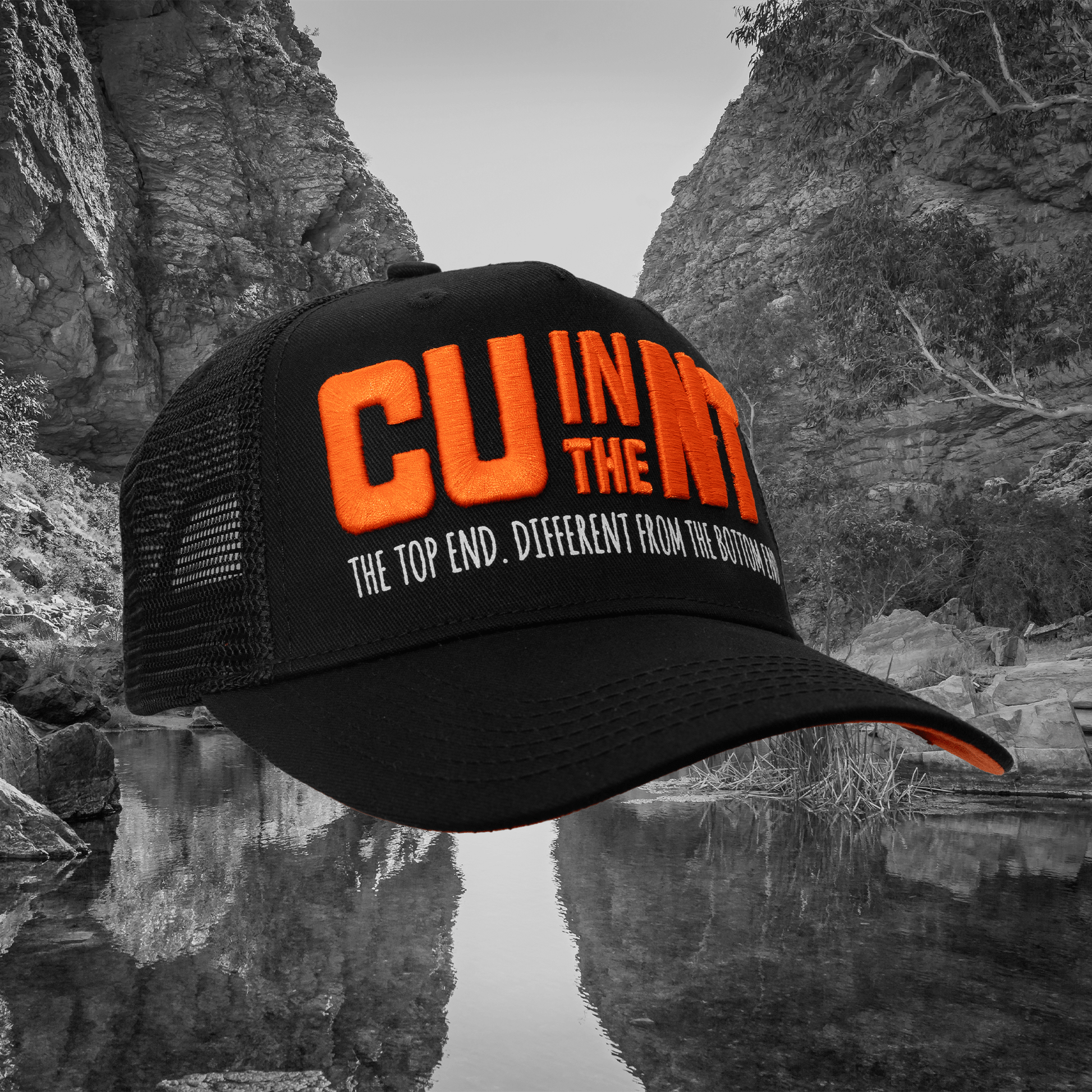 Territory Black Trucker Cap Trucker NT Unofficial