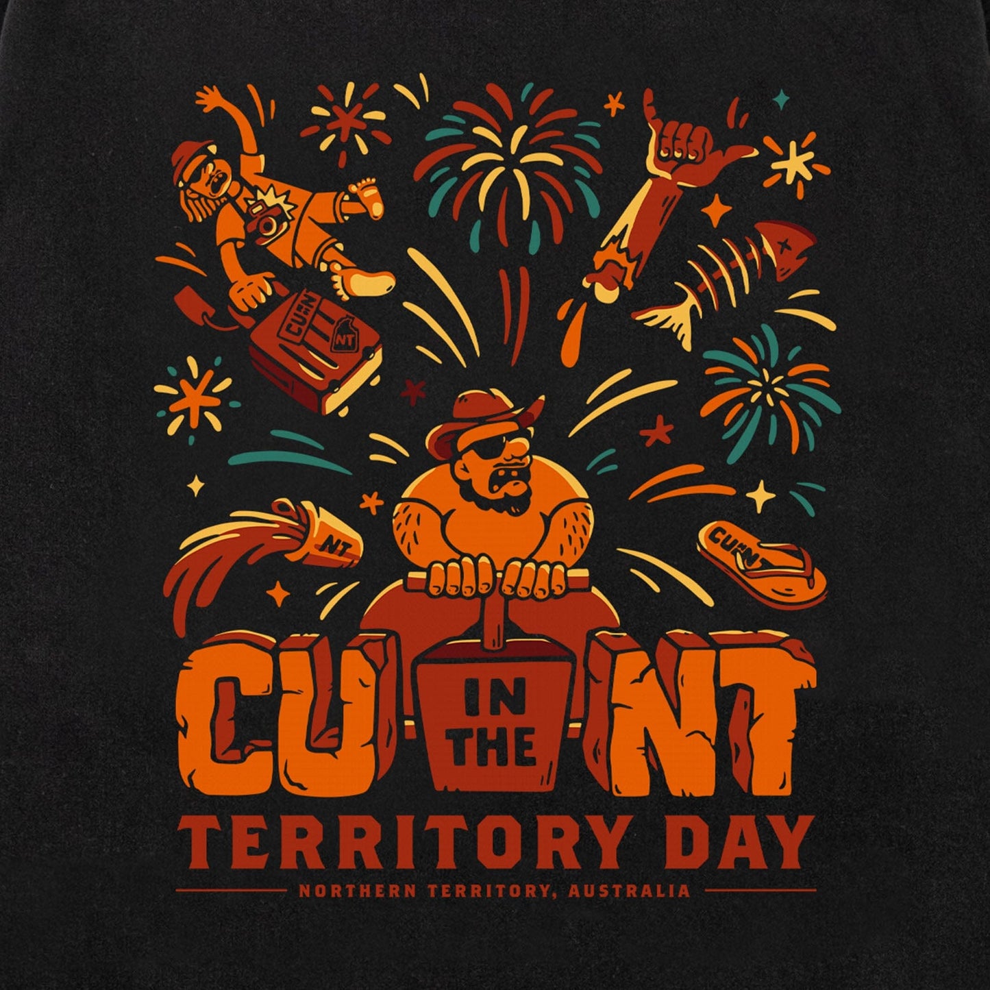 Territory Day 2023 Hoodie Black Hoodie NT Unofficial