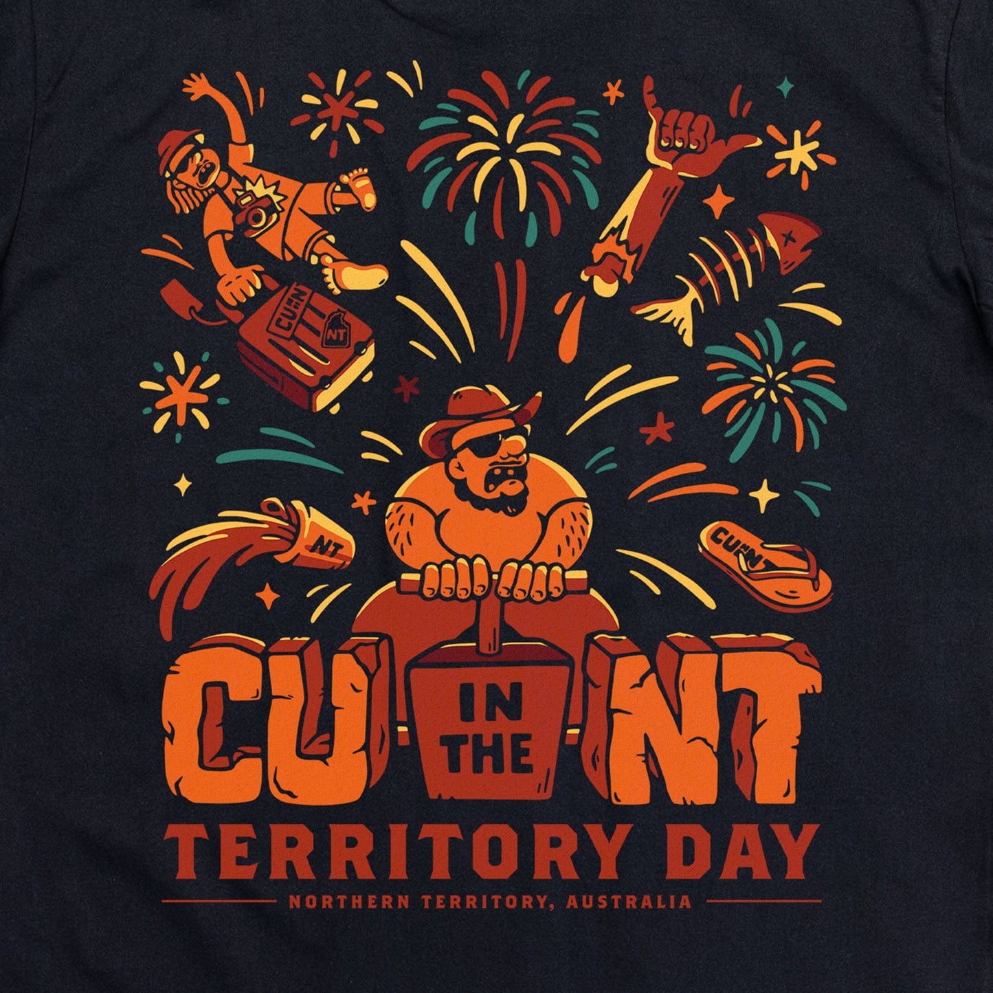 Territory Day 2023 Tee Black Shirts NT Unofficial