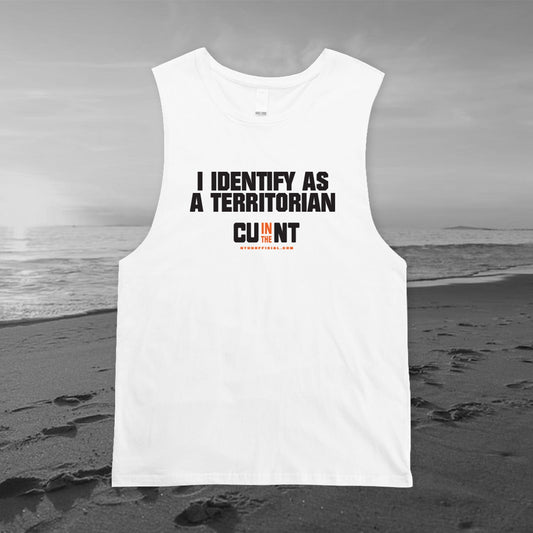 Territory Identity Muscle Tee White Muscle NT Unofficial