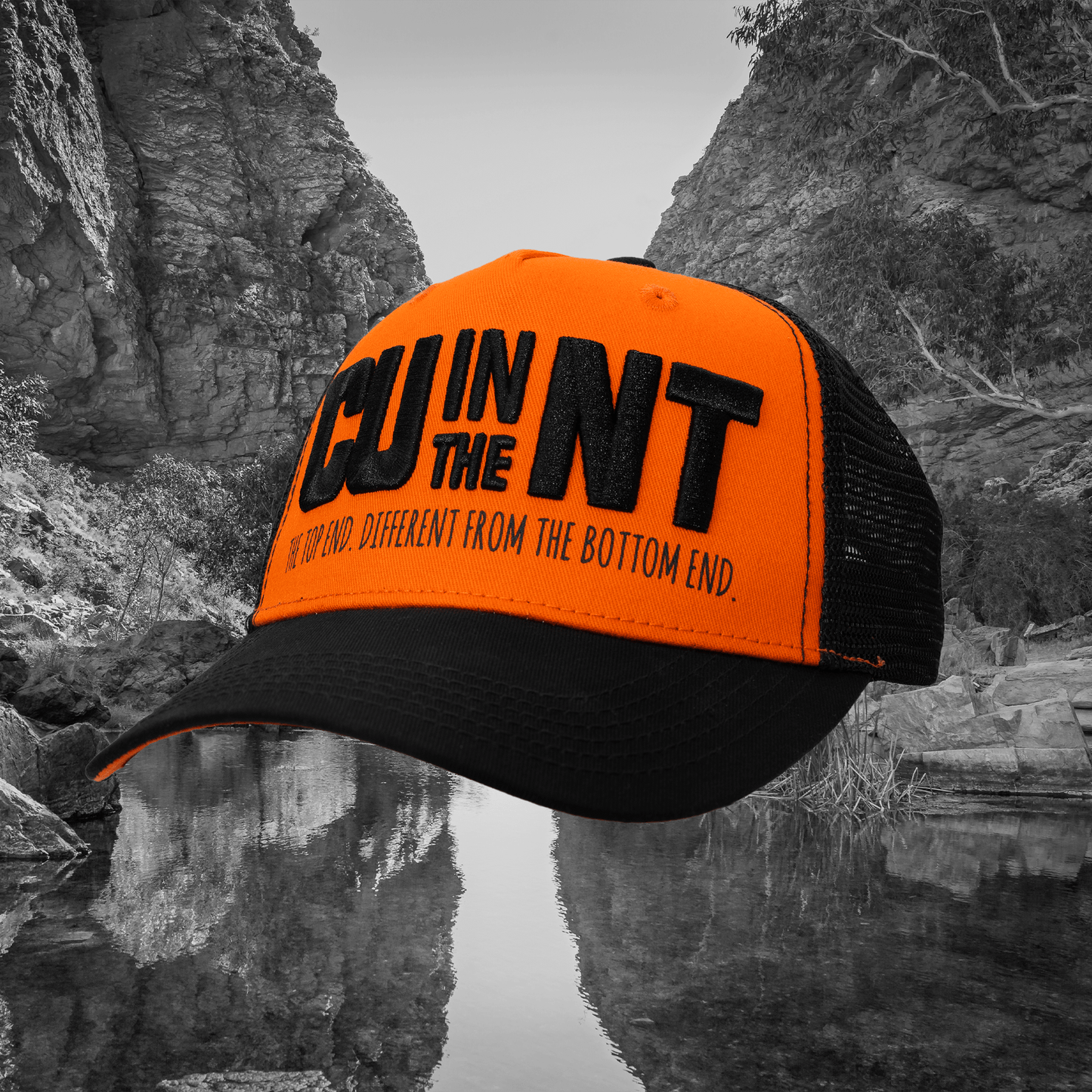 Territory Orange Trucker Cap Trucker NT Unofficial