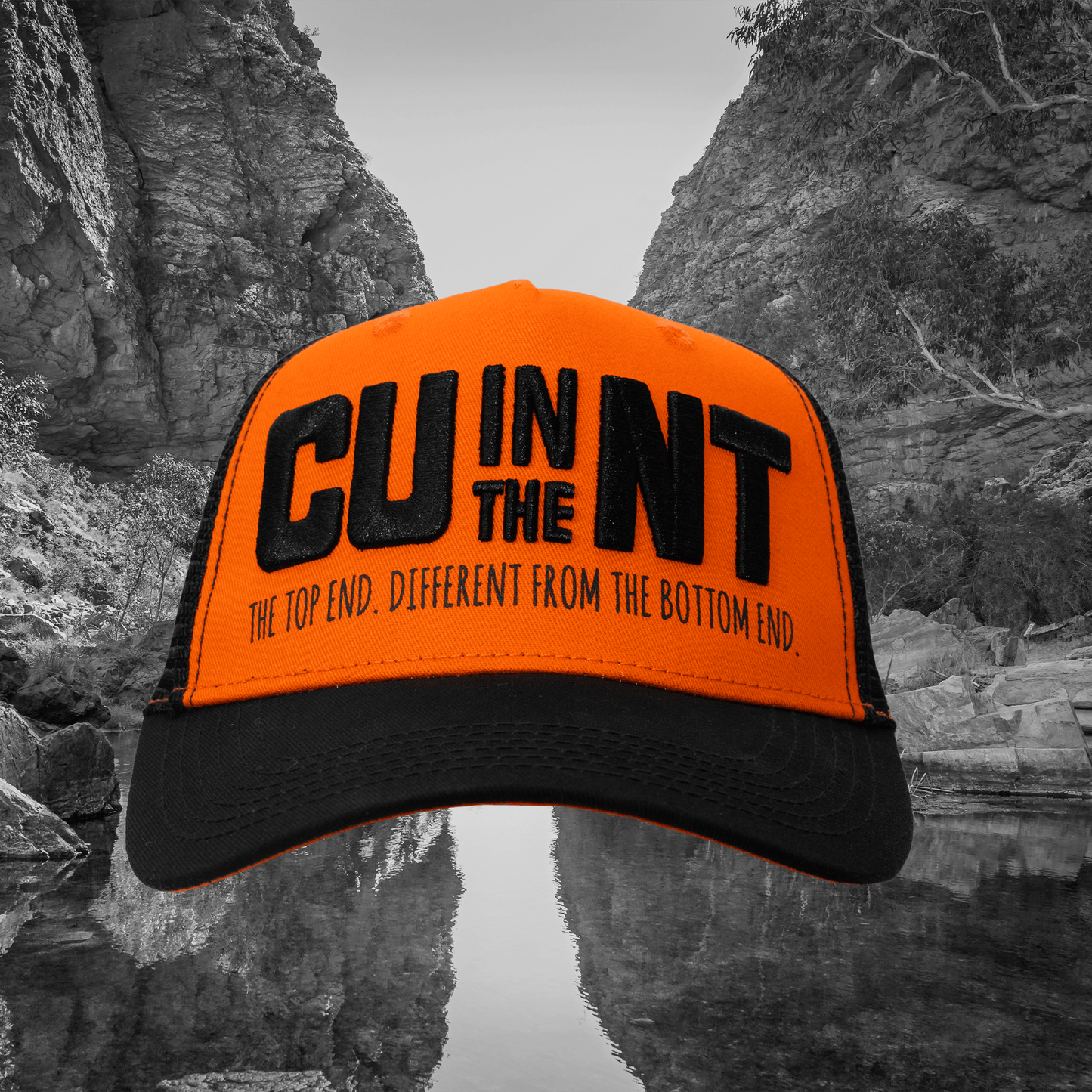 Territory Orange Trucker Cap Trucker NT Unofficial