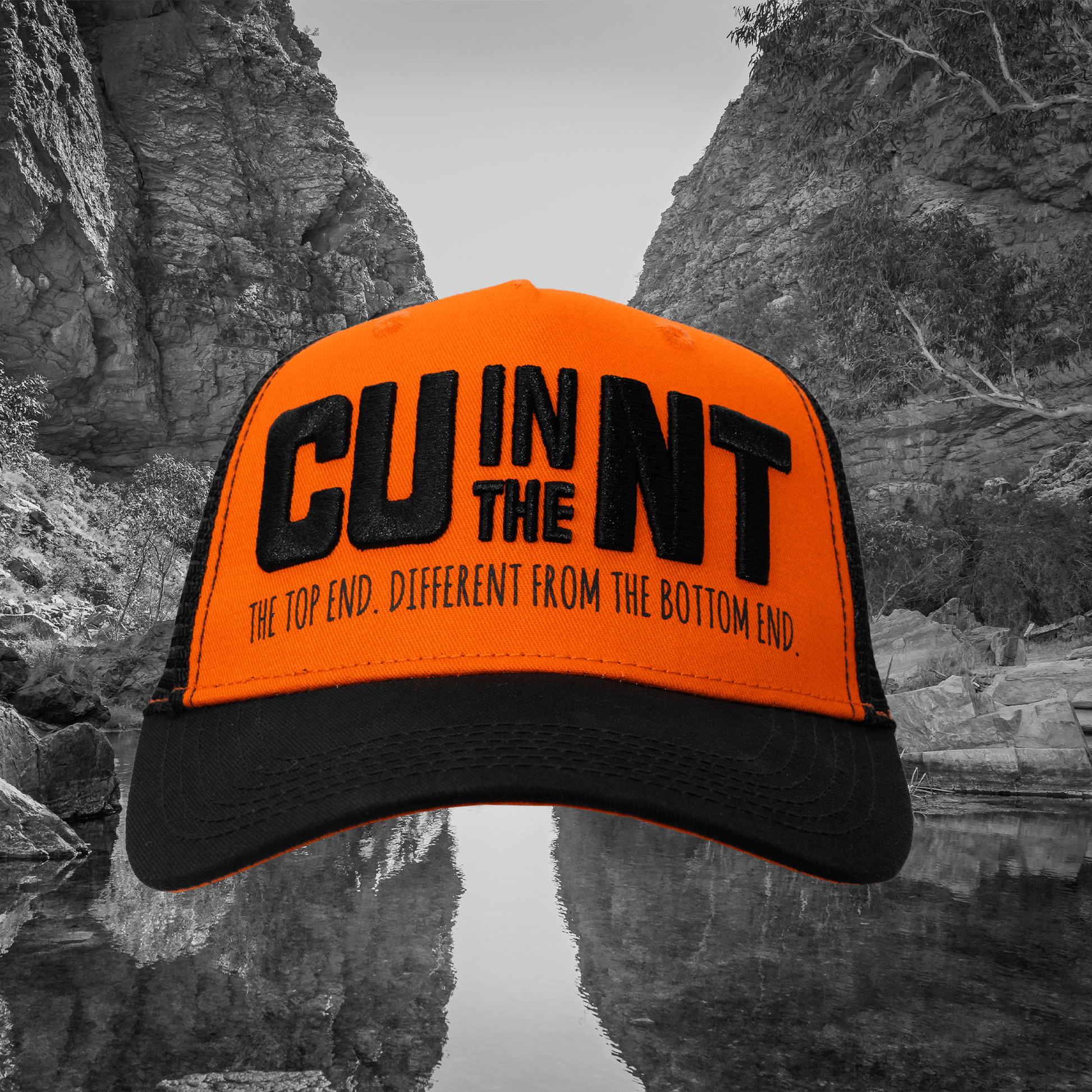 Territory Orange Trucker Cap Trucker NT Unofficial