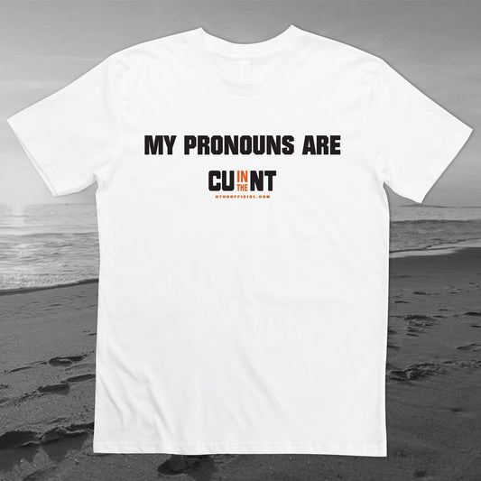 Territory Pronouns Tee White Shirts & Tops NT Unofficial