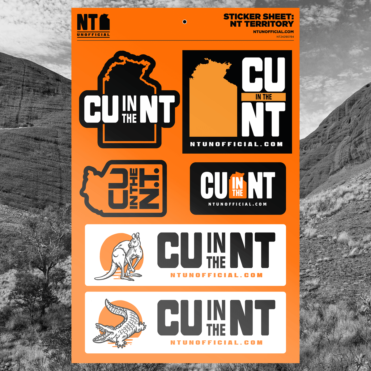 Territory Sticker Sheet – NT Unofficial