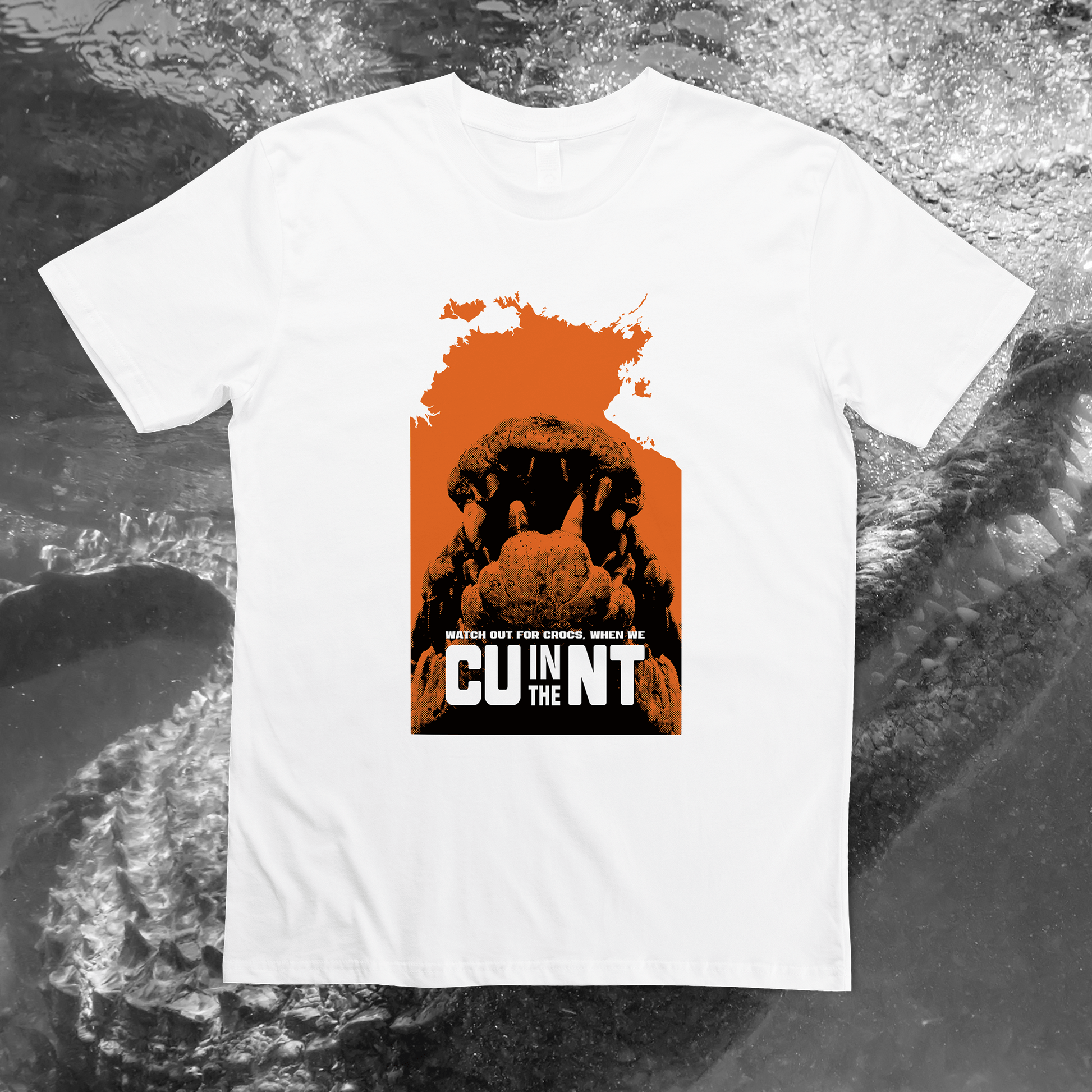 Watch For Crocs Tee White – NT Unofficial