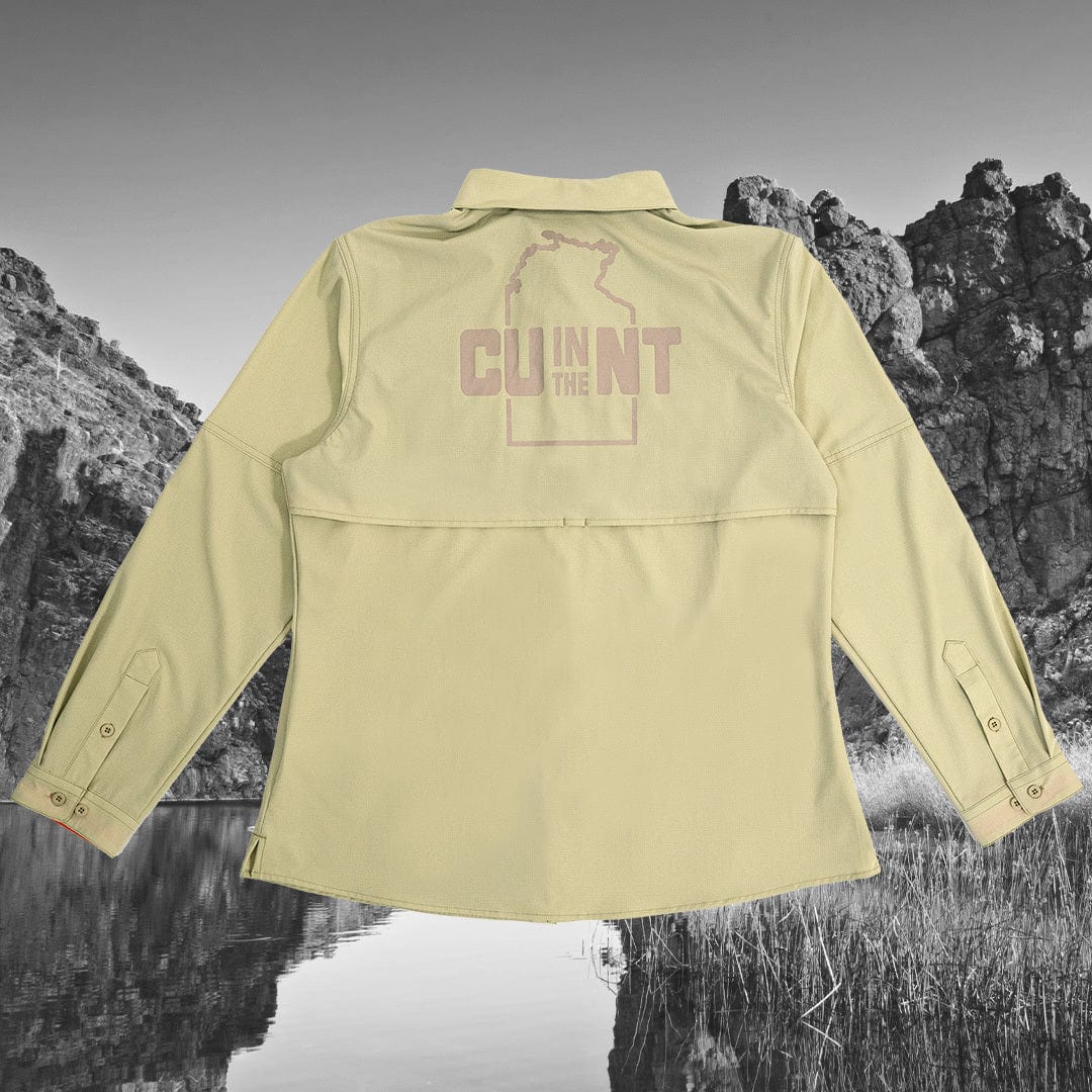 Women's Long Sleeve Adventure Shirt Khaki NT Unofficial